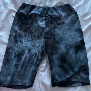 Tie dye biker shorts